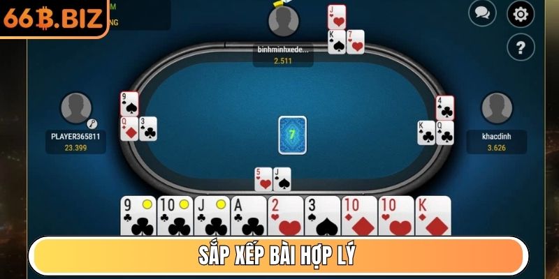 Sắp xếp bài hợp lý