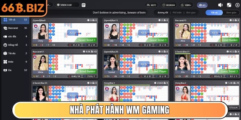 Nhà phát hành WM Gaming