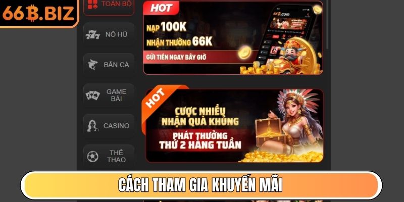 Điều kiện nhận khuyến mãi 66B bạn cần tuân thủ