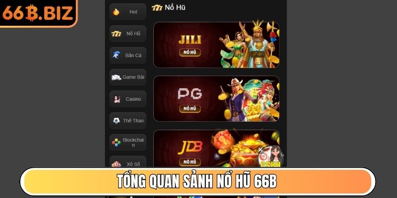 Tổng quan sảnh Nổ Hũ 66B