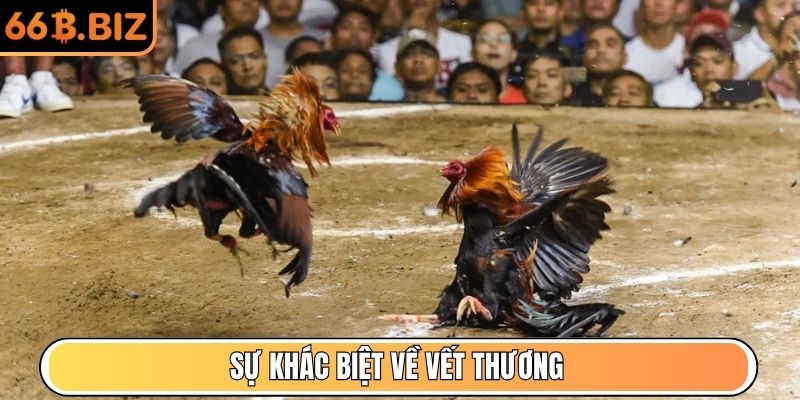 Sự khác biệt về vết thương