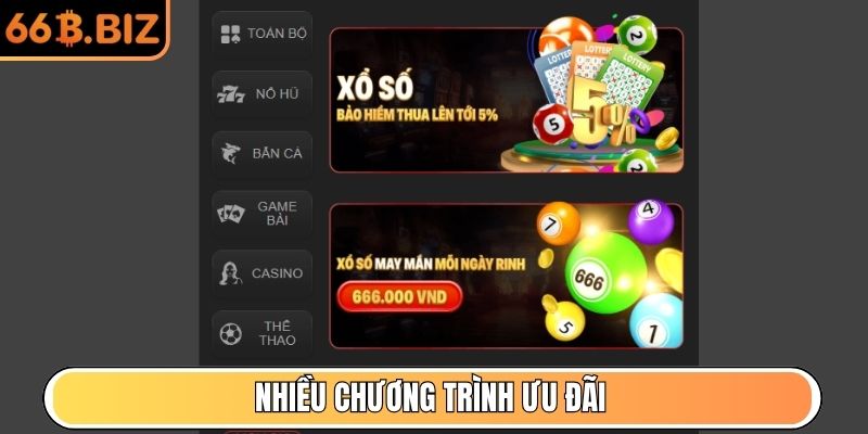 Nhiều chương trình ưu đãi